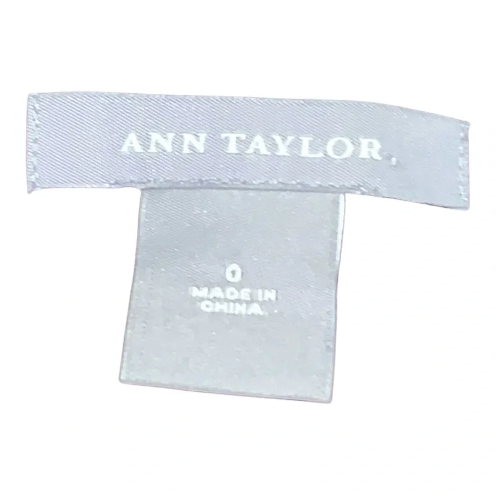 Women's Ann Taylor Fitted-Cropped Textured Jacket Sz 0